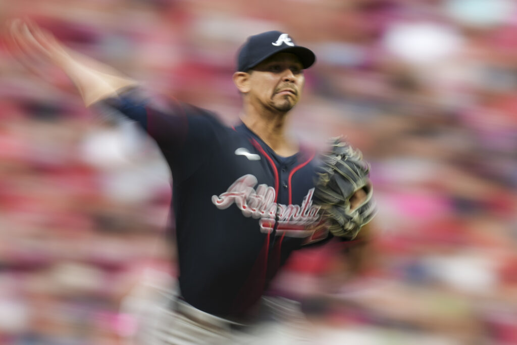 Braves DFA Carlos Carrasco for Fifth Time This Season, Recall James Karinchak