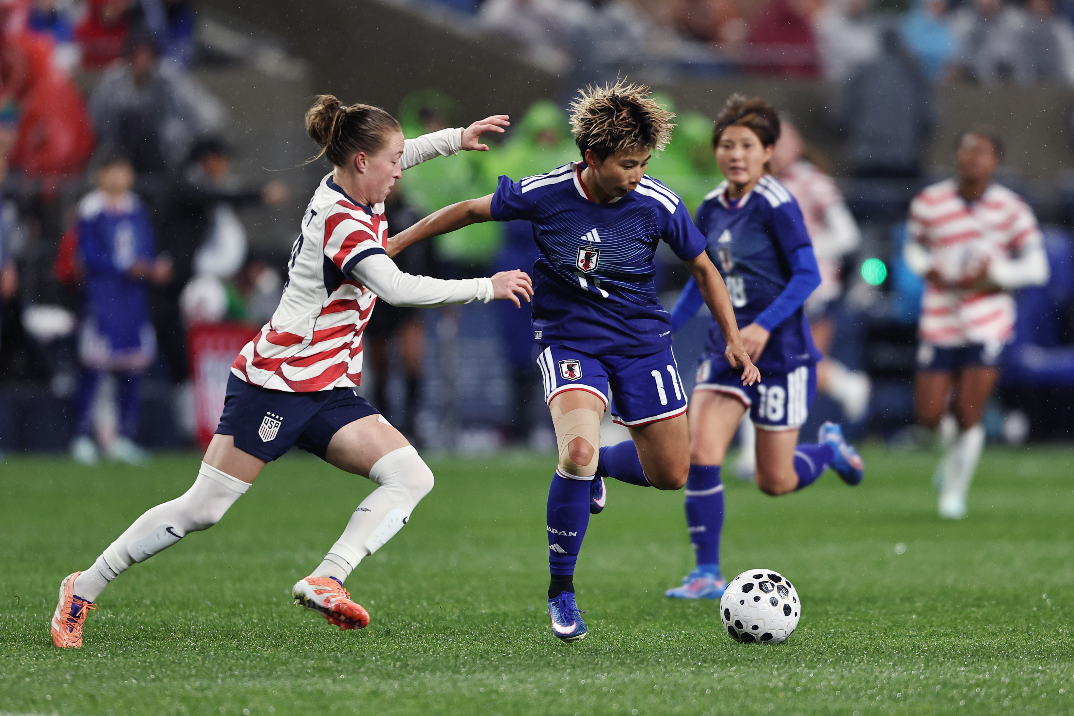 Japan Edges USWNT 1-0 in Rainy Seattle to Even Series