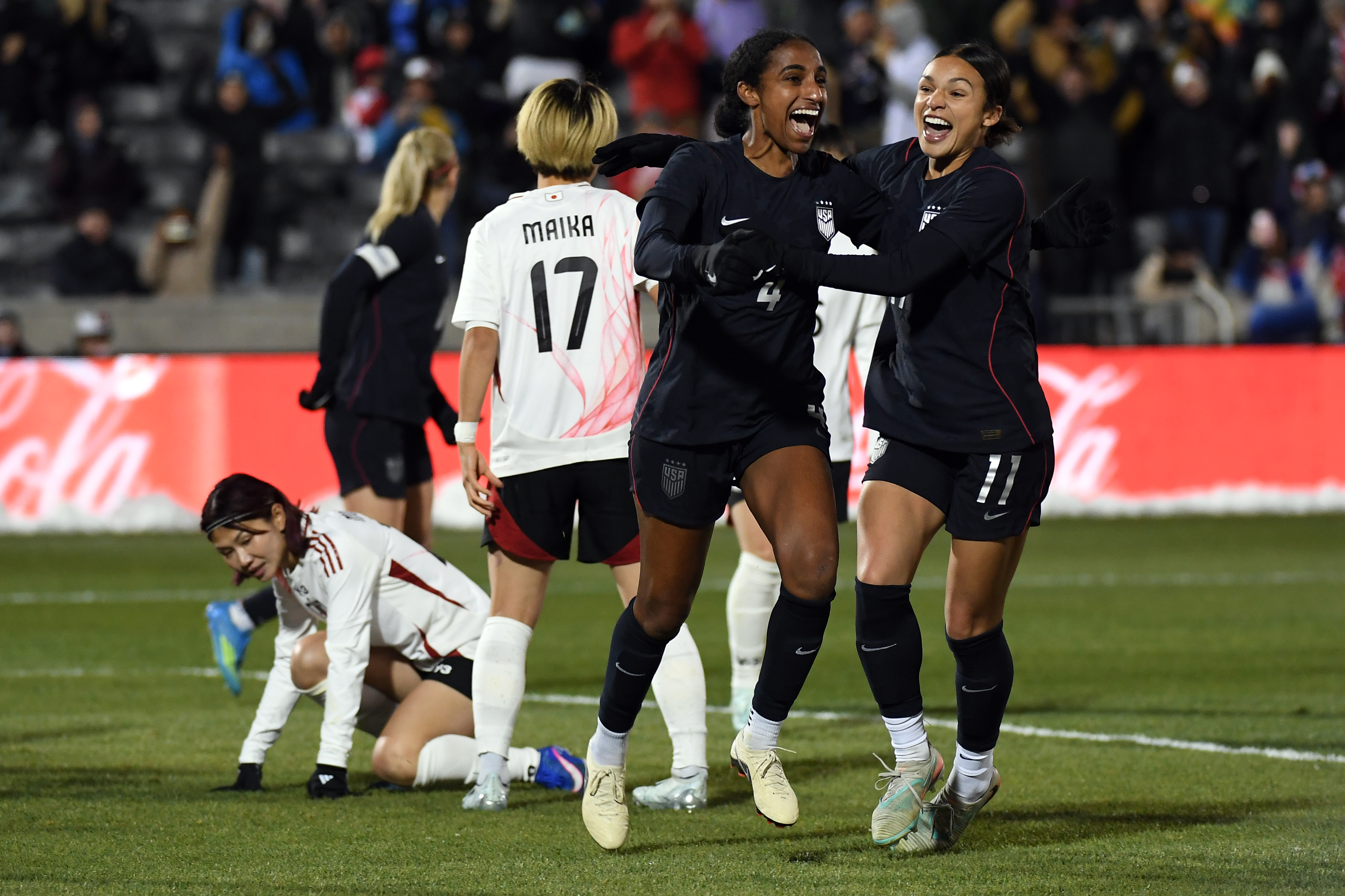 USWNT defeats Japan 3-0 in series finale behind Girma, Wesley