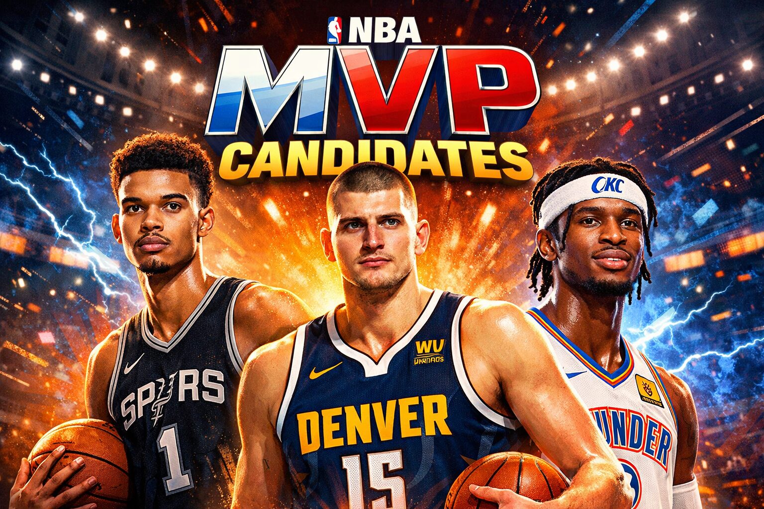 2025-26 NBA MVP Race: Wembanyama Edges Out Gilgeous-Alexander and Jokic for Top Spot