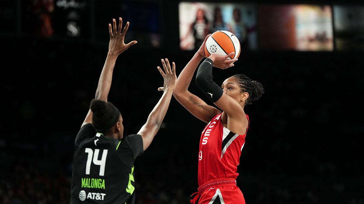 A'ja Wilson Powers Aces to 88-82 Win Over Wings in Commissioner's Cup Clash