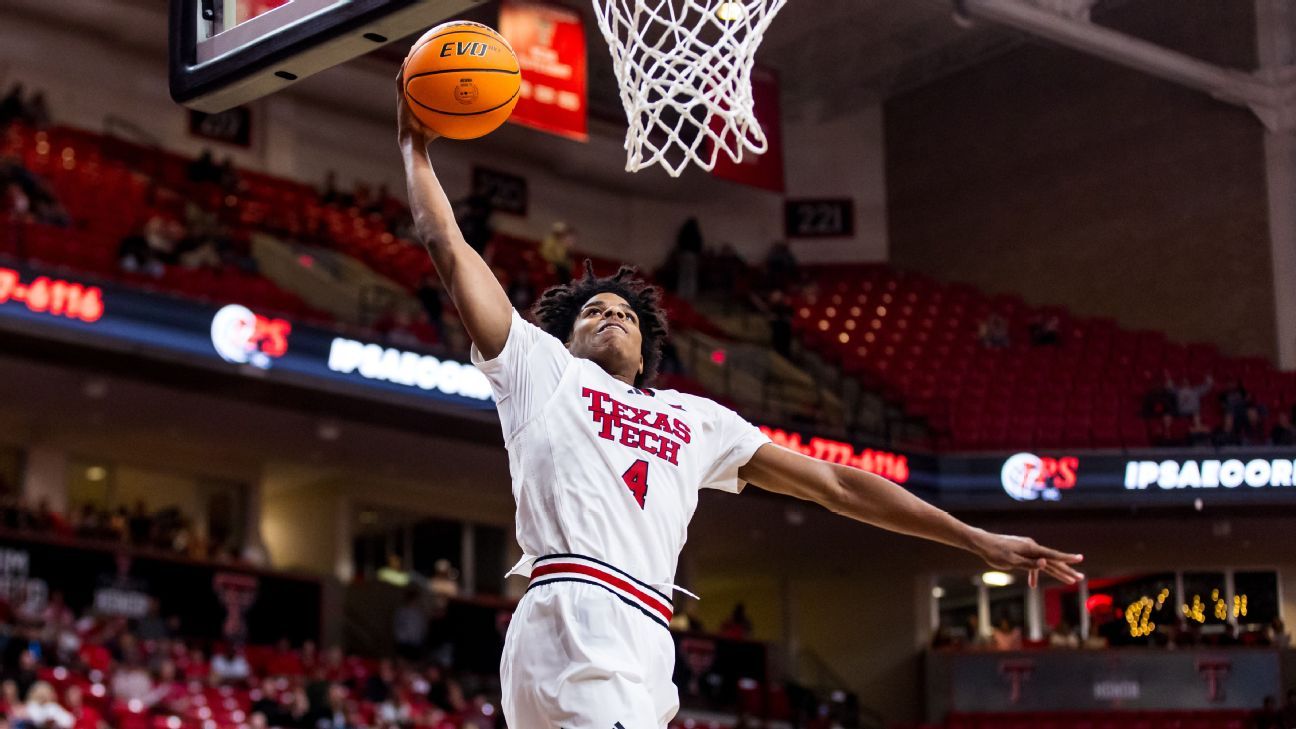 Texas Tech’s Christian Anderson Declares for NBA Draft, Projected as Top-16 Talent