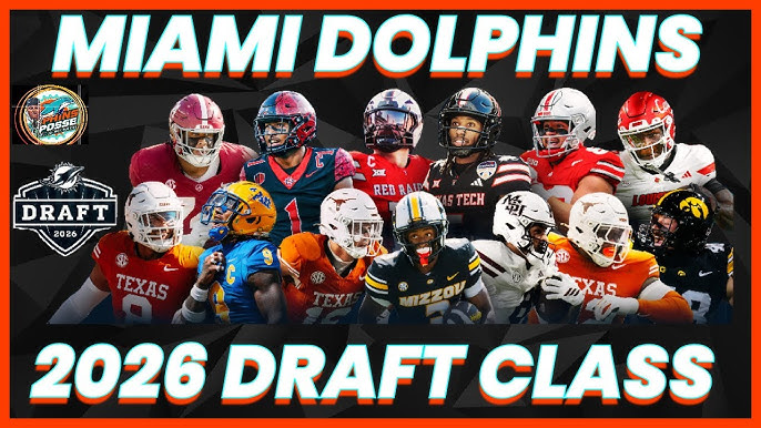 Image 1 for Miami Dolphins' 2026 Rookie Class Shines with Impact Picks