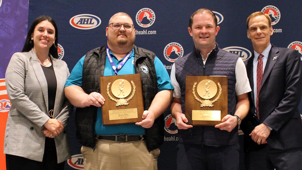 Bakersfield’s Holt and San Jose’s Wilks Win Prestigious AHL Business Awards
