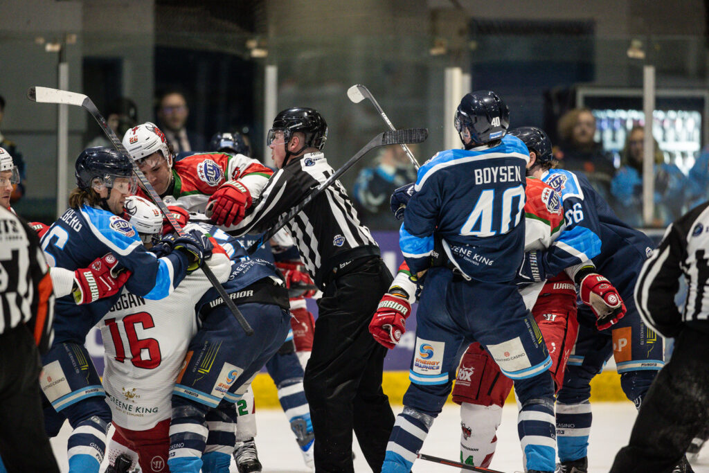 Devils Edge Blaze, 2-1, in Playoff Quarter-Final First Leg