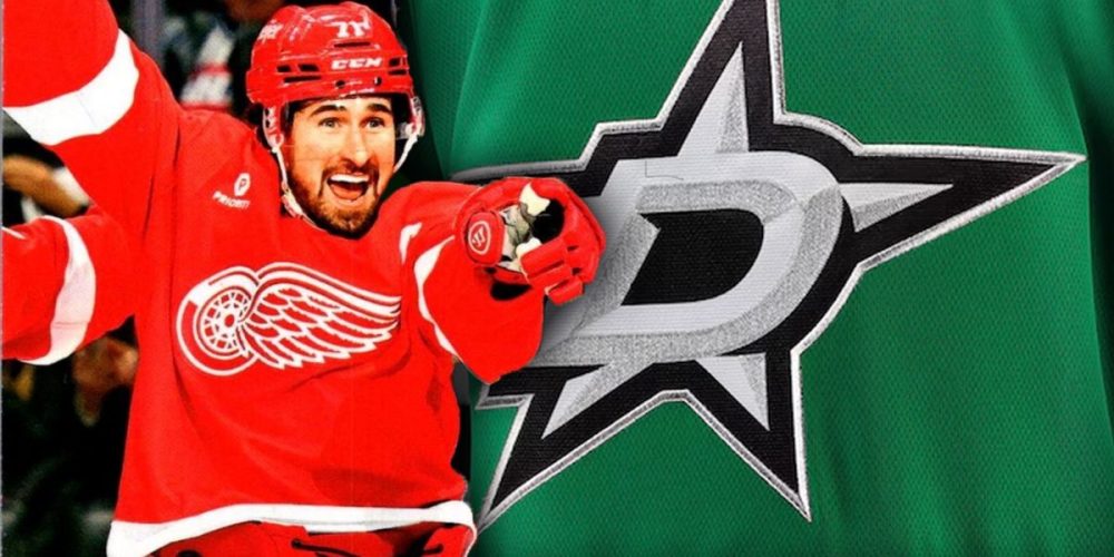 Image 1 for Dylan Larkin’s Trade List Expands as Multiple NHL Teams Enter the Mix