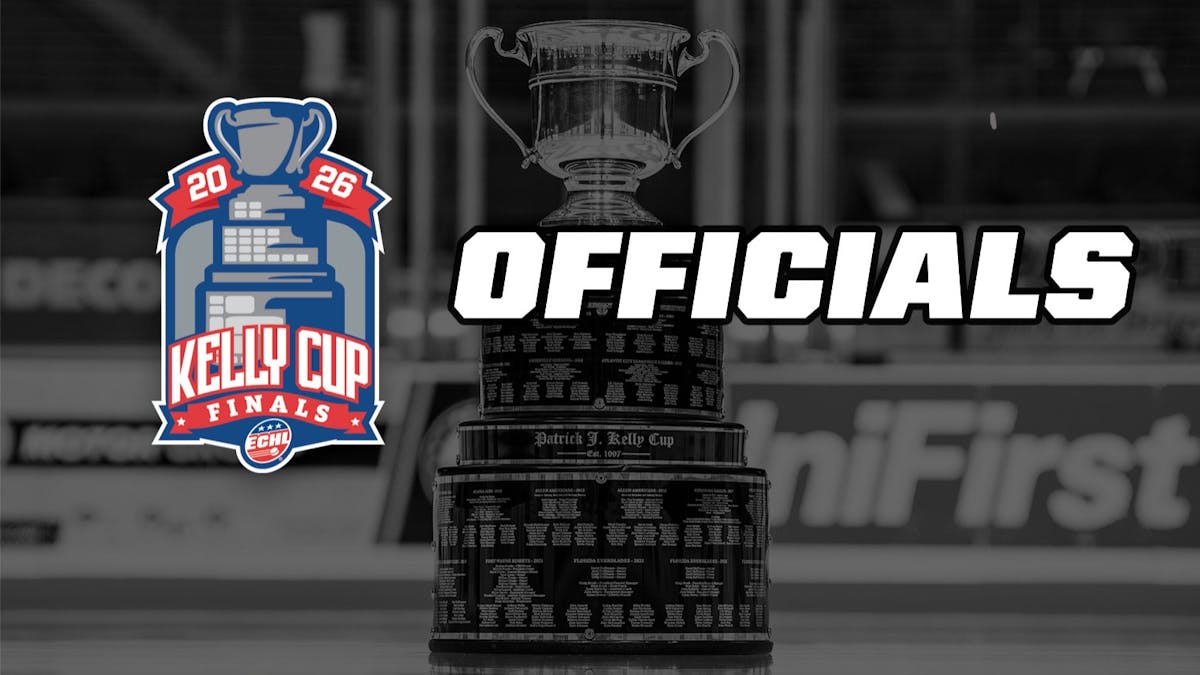 ECHL Announces Officials for 2026 Kelly Cup Finals Between Kansas City and Florida