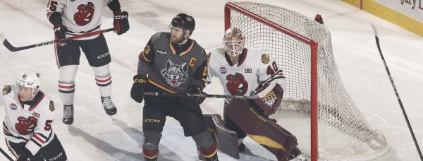 IceHogs Fall 4-2 to Wolves in Final Frontier Faceoff