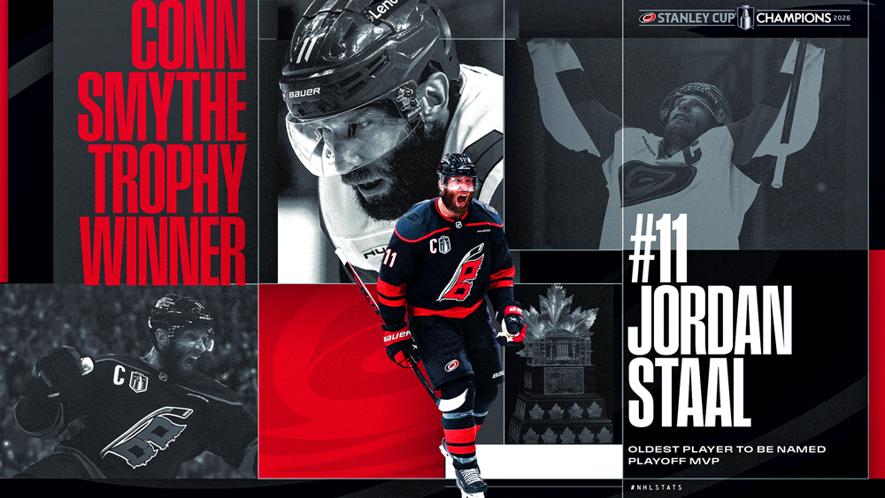 Jordan Staal Elected 2026 Conn Smythe Trophy Winner After Historic Stanley Cup Final Performance