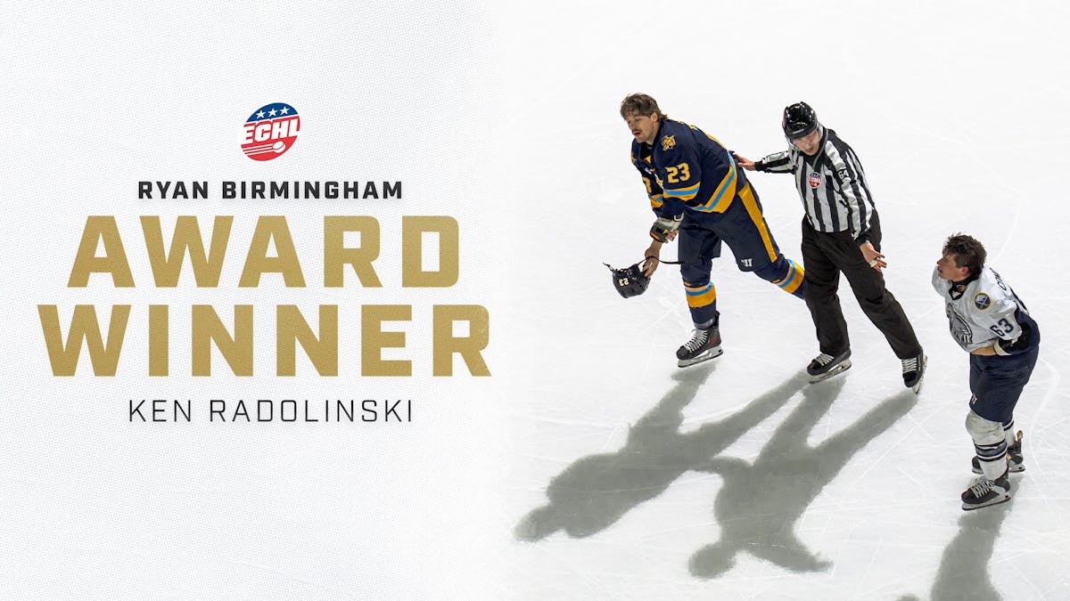 Ken Radolinski Named 2025-26 Ryan Birmingham Memorial Award Recipient