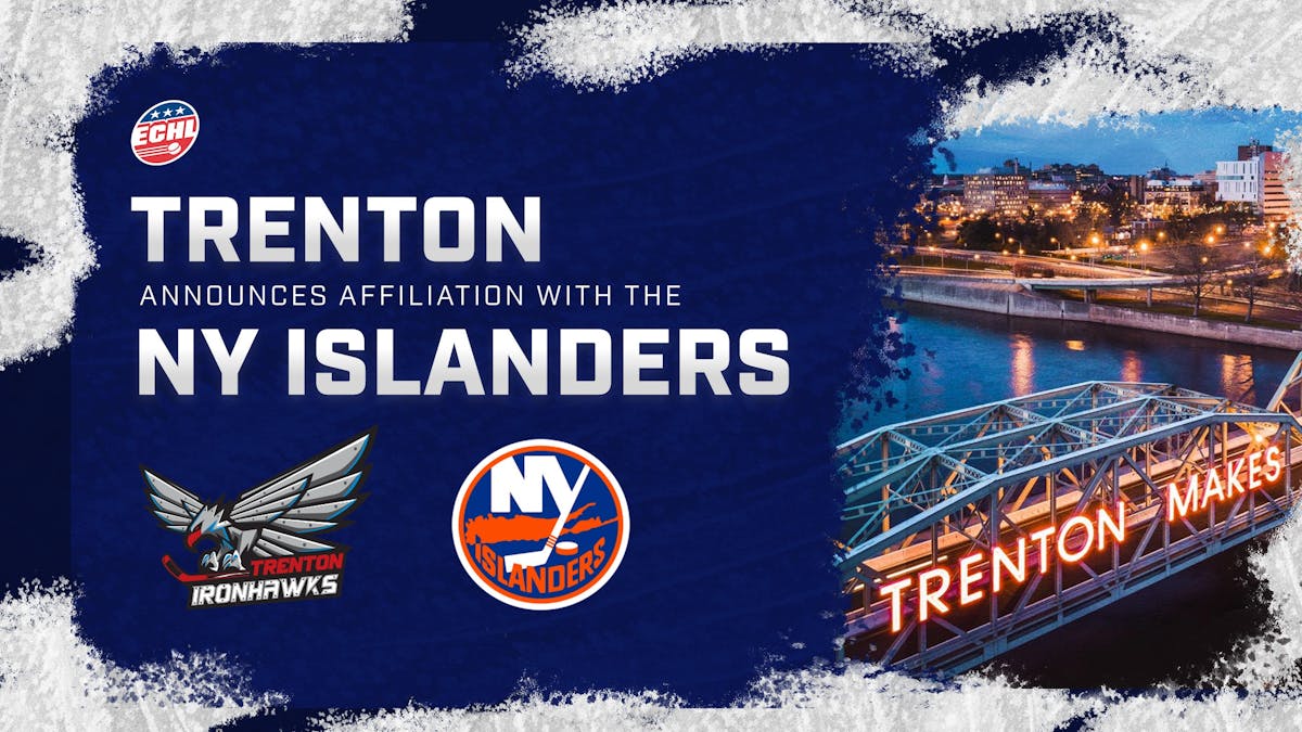 New York Islanders Affirm ECHL Partnership with Trenton Ironhawks